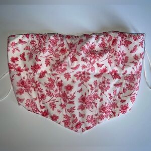 Princess Polly Red Floral Strapless Top